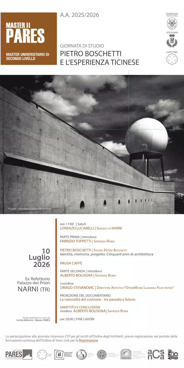 Immagine corso: PIETRO BOSCHETTI E L'ESPERIENZA TICINESE